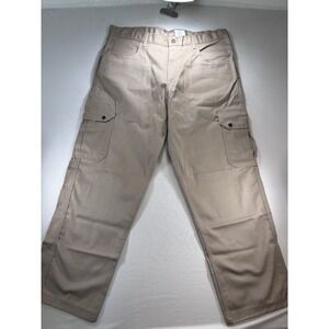 Lapco FR Flame Resistant Cotton Men's Cargo Pants Khaki 36X30 Straight Leg NWT
